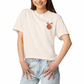 The Peachie Spoon Daily Essentials Ivory Boxy Mid-Length T-Shirt