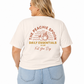 The Peachie Spoon Daily Essentials Ivory Boxy Mid-Length T-Shirt