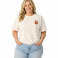 The Peachie Spoon Daily Essentials Ivory Boxy Mid-Length T-Shirt