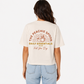 The Peachie Spoon Daily Essentials Ivory Boxy Mid-Length T-Shirt