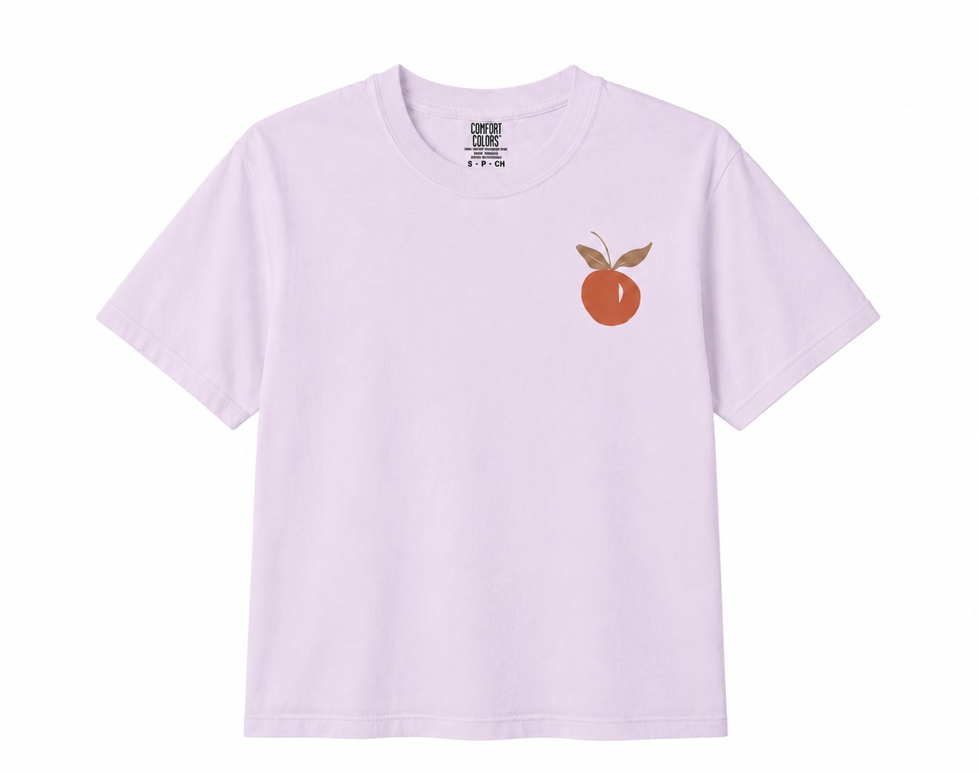 The Peachie Spoon Daily Essentials Orchid Boxy Mid-Length T-Shirt