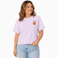The Peachie Spoon Daily Essentials Orchid Boxy Mid-Length T-Shirt